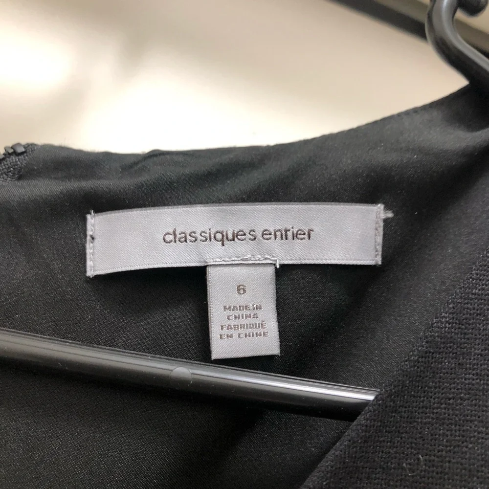 Classiques Entier Black V Neck Mini Dress size 6 - Picture 5 of 13